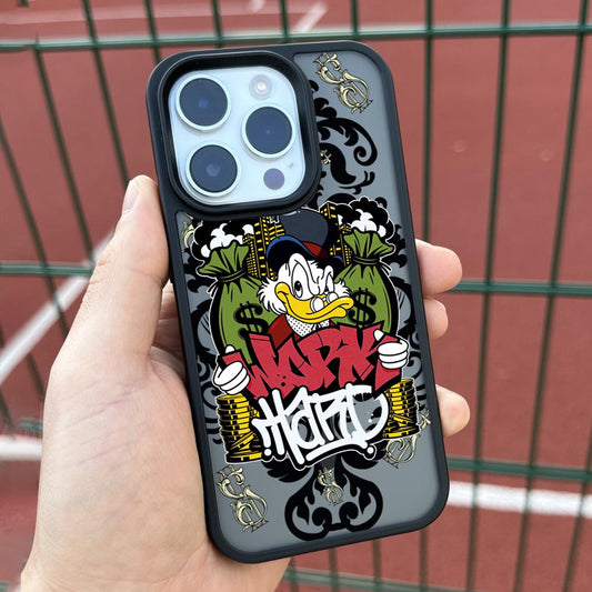 Rich Duck Graffiti, Urban Art Phone Case for iPhone Money Style Custom Case