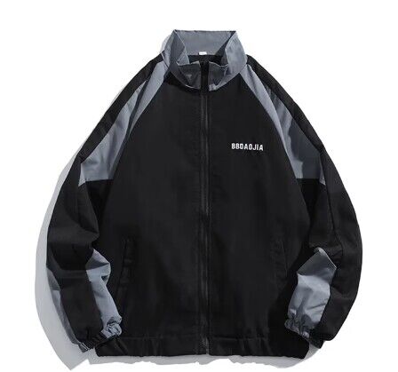 Streetwear lettera ricamo giacca moto uomo Chaquetas Hombre Hip Hop Vintage cotone coppie primavera giacca da Baseball Unisex