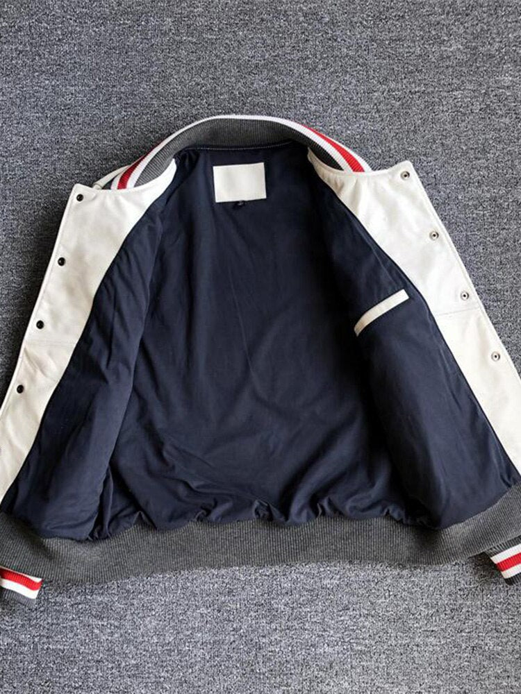 Unisex New Embroidery Harajuku Patchwork PU Coat Women's Hip Hop Leather Jacket Spring Autumn Long Sleeve Female Jacket Outwear