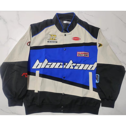 Streetwear lettera ricamo giacca moto uomo Chaquetas Hombre Hip Hop Vintage cotone coppie primavera giacca da Baseball Unisex