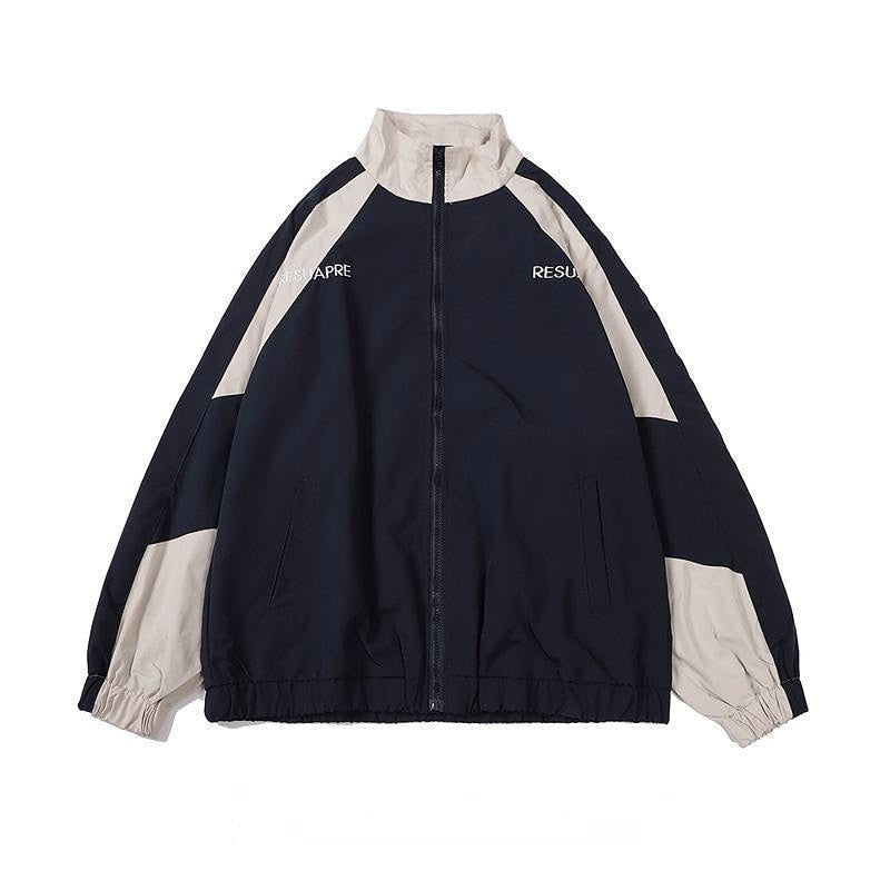 Streetwear lettera ricamo giacca moto uomo Chaquetas Hombre Hip Hop Vintage cotone coppie primavera giacca da Baseball Unisex