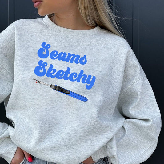 Seams Sketchy Shirt by Elonie Yoder for Coriander Quilts sweatshirt, mother days gift, mama shirt, mom shirt, girl shirt, grandma shirt