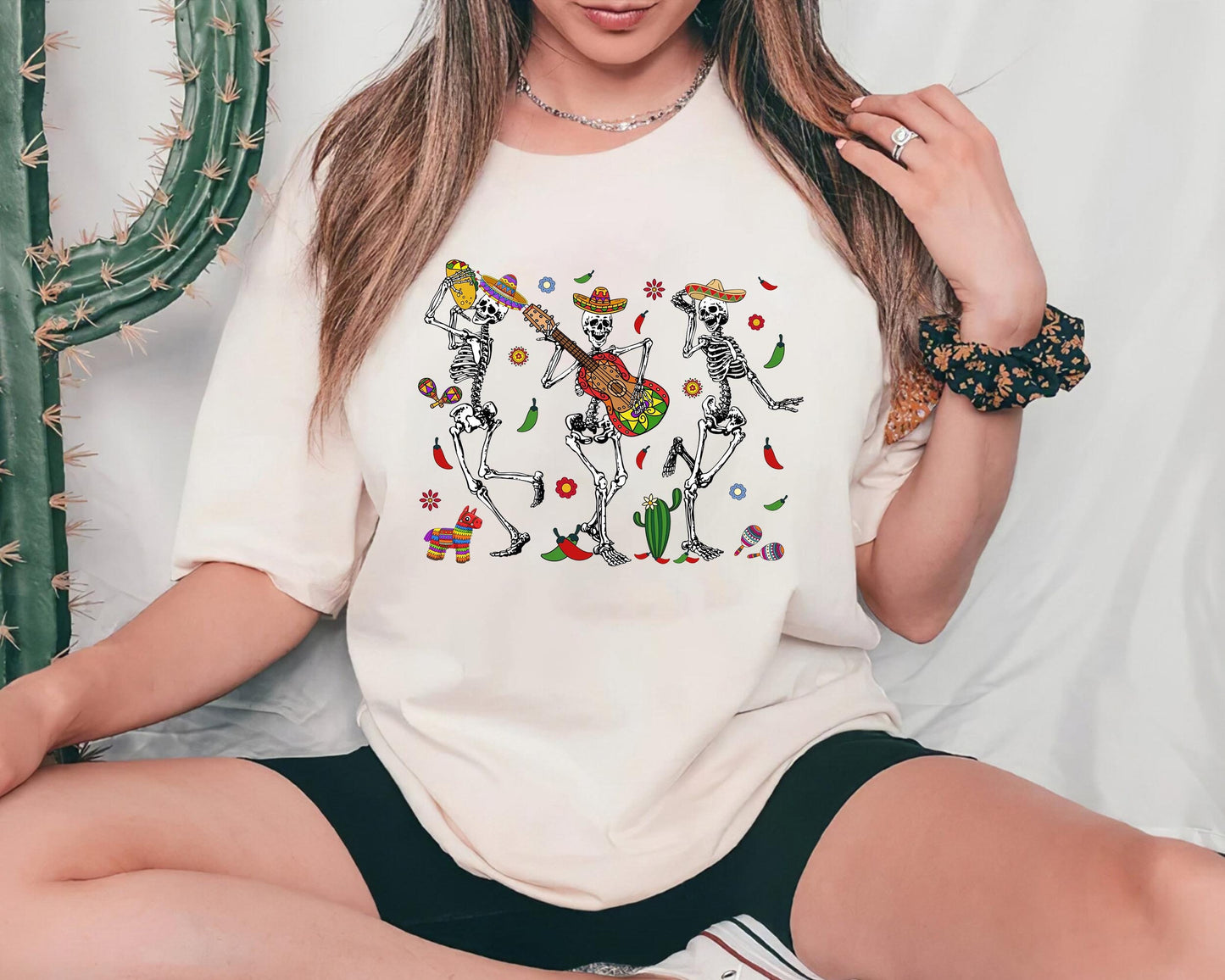 Skeleton Cinco De Mayo T-Shirt, Skeleton Dabbing Shirt, Cinco De Mayo Shirt, Lets Fiesta Tee, Mexican Fiesta, Mexican Festival Shirt