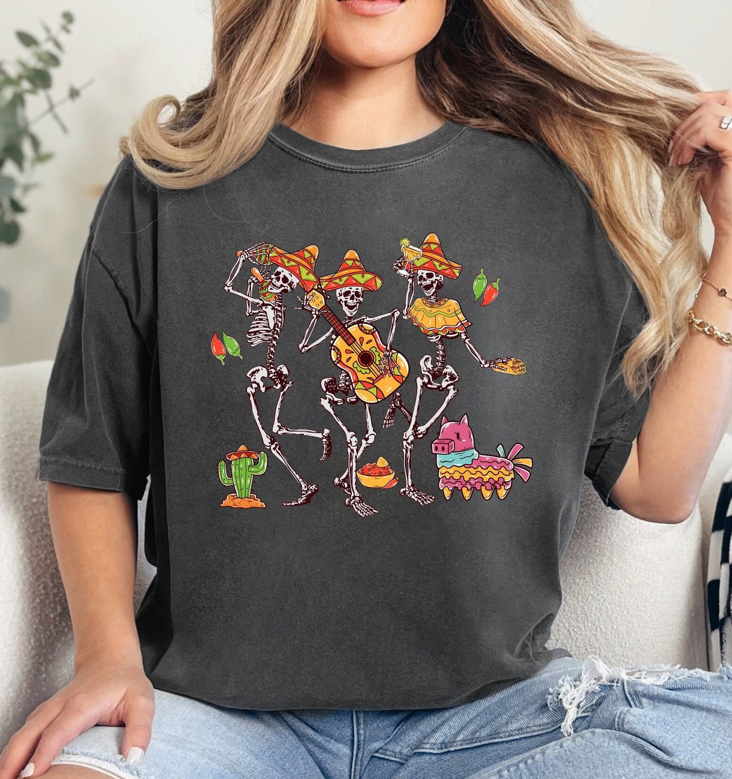 Skeleton Cinco De Mayo Shirt, Skeleton Dabbing Shirt, Taco Shirt, Cinco De Mayo Shirt, Lets Fiesta Tee, Mexican Festival Shirt, Fiesta Party