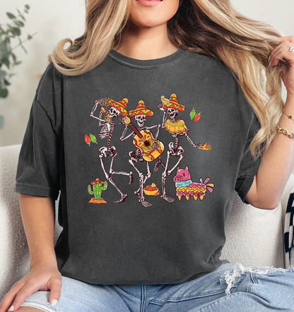 Skeleton Cinco De Mayo Shirt, Skeleton Dabbing Shirt, Taco Shirt, Cinco De Mayo Shirt, Lets Fiesta Tee, Mexican Festival Shirt, Fiesta Party