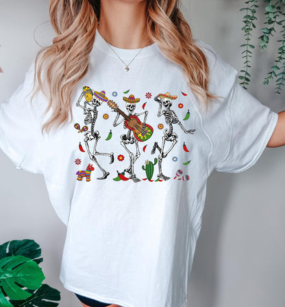 Skeleton Cinco De Mayo T-Shirt, Skeleton Dabbing Shirt, Cinco De Mayo Shirt, Lets Fiesta Tee, Mexican Fiesta, Mexican Festival Shirt