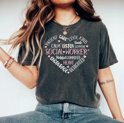 Social Worker Apprecitation Sweatshirt, Social Worker Gift, Motivational T-Shirt, Social Worker Hoodie, Social Work Crewneck Sweatshirt