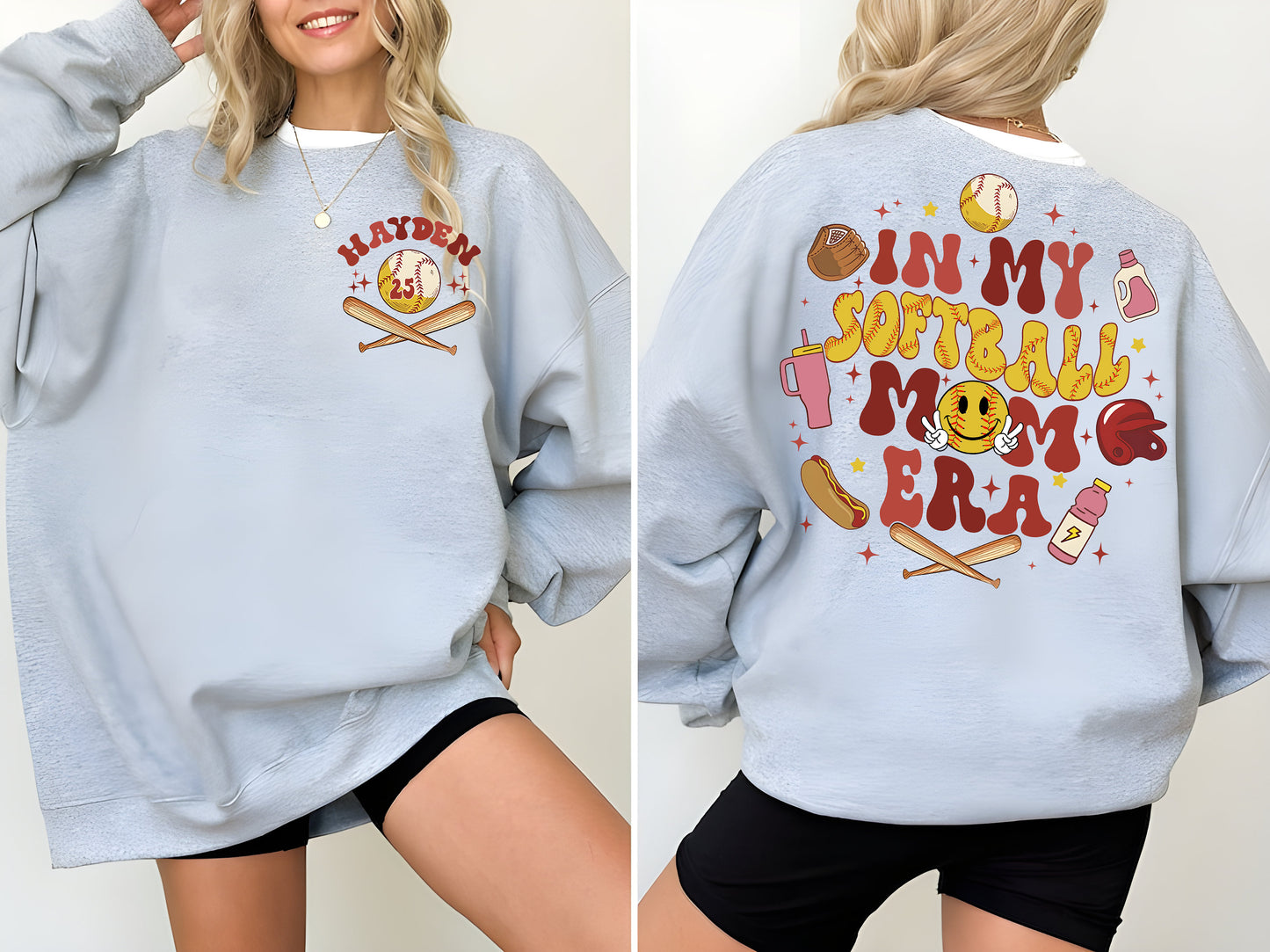 Softball Mom Shirt, Softball Mama Sweatshirt, In My Softball Mom Era Sweatshirt, Team Mom, Game Day Shirt, Sport Mom Shirt,Gift For Mom