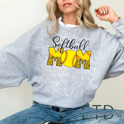 Softball Mom Shirt, Softball Mom Game Day Shirt, Sports Mom Shirt, Softball Lover Mom, Softball Lover Gift,Mothers Day Shirt,Softball Season