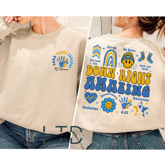 Special Education Teacher Shirt, SPED Teacher Shirt, Down Syndrome T21 Shirt,Down Syndrome Awareness Shirt,Blue Yellow Ribbon, Teacher Gift