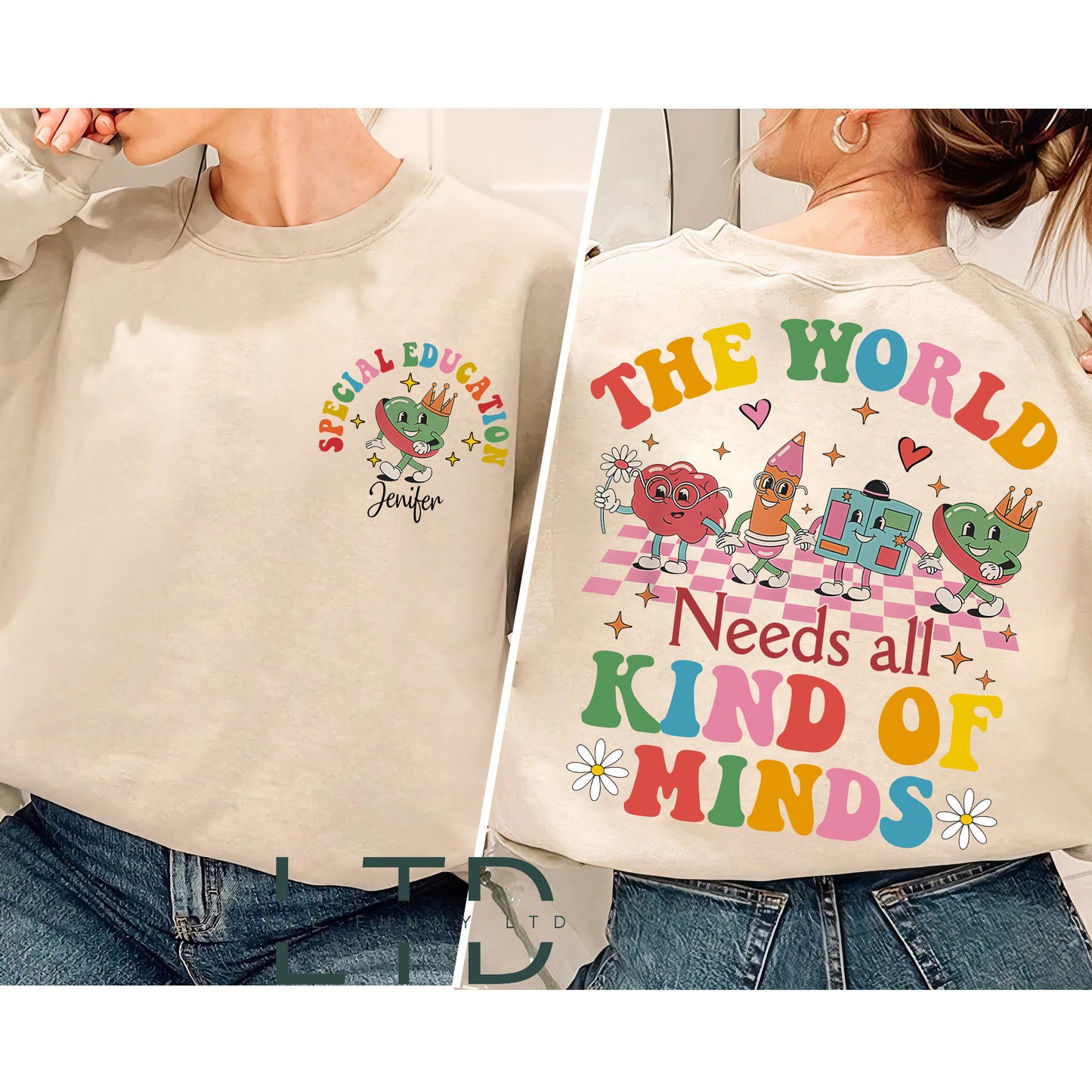 Special Education Teacher Shirt, Custom Sped Teacher Shirt, Teacher Appreciation Gift, Back To School Tee, Neurodiversity Rbt Inclusion