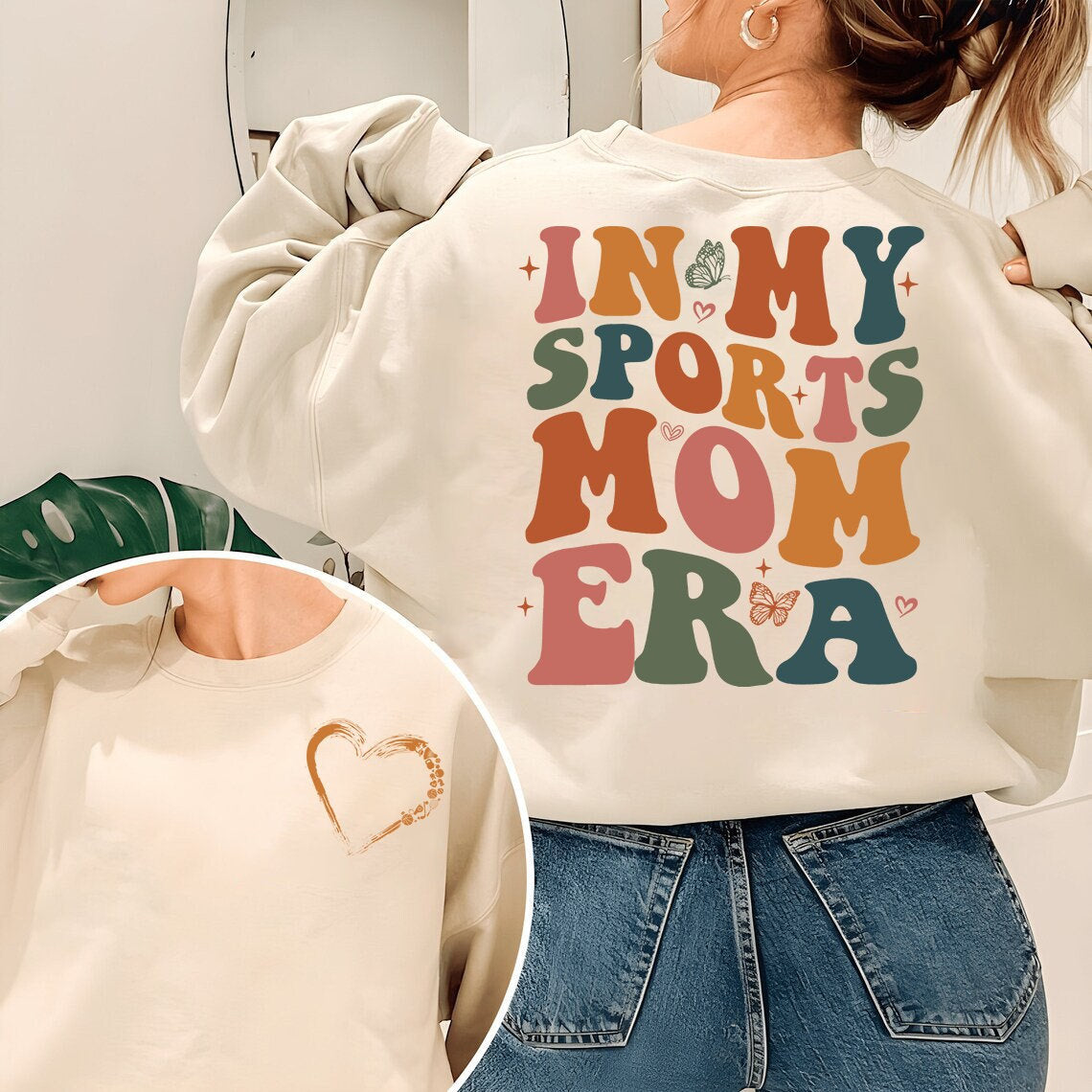 Sports Mom Sweatshit, Game Day Shirt, In My Sports Mom Era Tshirt, Soccer Softball Basketball Football Baseball Mom Shirt, Trendy Mama Shirt