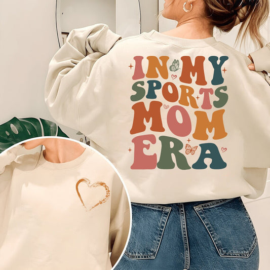 Sports Mom Sweatshit, Game Day Shirt, In My Sports Mom Era Tshirt, Soccer Softball Basketball Football Baseball Mom Shirt, Trendy Mama Shirt