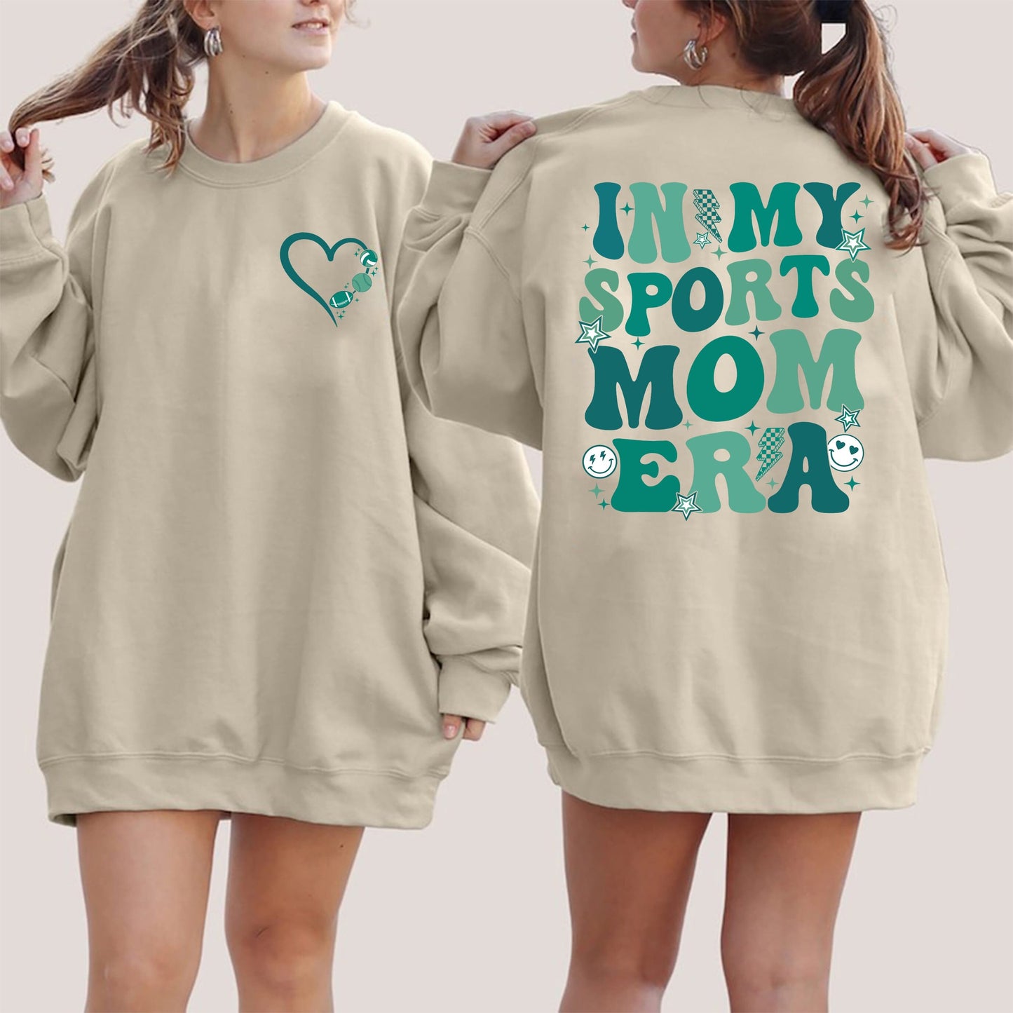 Sports Mom Tee, Game Day Shirt, In My Sports Mom Era Tshirt, Soccer Softball Basketball Football Baseball Mom Shirt, Trendy Mama sweatshirt