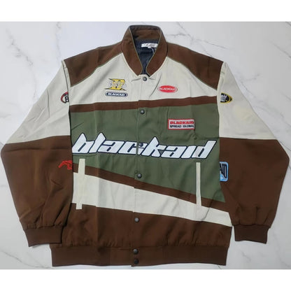 Streetwear lettera ricamo giacca moto uomo Chaquetas Hombre Hip Hop Vintage cotone coppie primavera giacca da Baseball Unisex