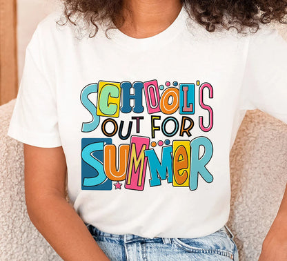 Schools Out For Summer T-shirt, Happy Last Day Of School Tee, Smile Summer Holiday Shirt, End Of The School Year Shirt, Classmates Matching