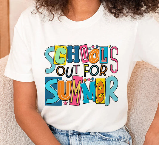 Schools Out For Summer T-shirt, Happy Last Day Of School Tee, Smile Summer Holiday Shirt, End Of The School Year Shirt, Classmates Matching