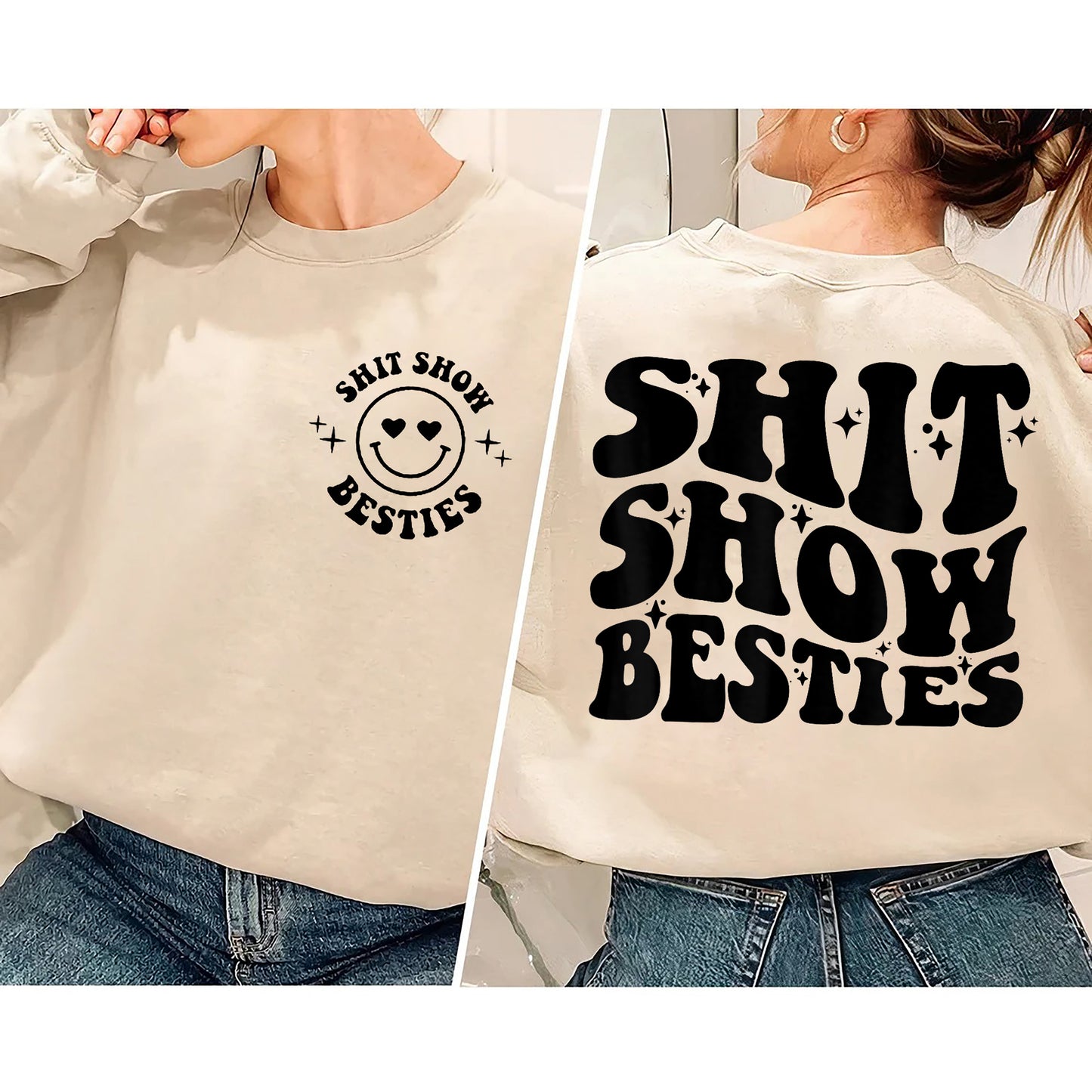 Shit Show Besties Shirt, Mom Life Shirt, Funny Mom Shirt, Motivational Shirt, Inspirational Shirt, Adult Humor Shirt, Mother's Day Gift Tee