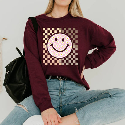 Smile Face Shirt, Retro Smile Face Tshirt, Vintage Smiley Face Shirt, Graphic Gift Shirt,Cute Smile Shirt, Happy Face Shirt, Aesthetic gift