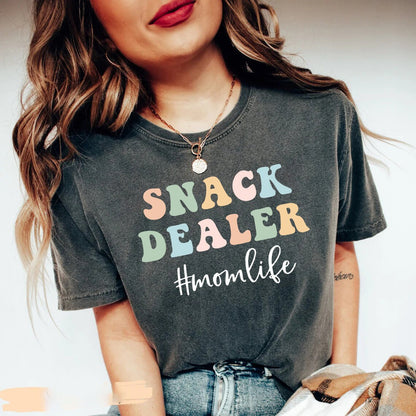 Snack Dealer Mom Shirt, Funny Mom Gift, Toddler Mom Shirt, Mothers Day Gift, Mothers Day Shirt, Toddler Mom Gift, New Mommy Shirt Gifts tee