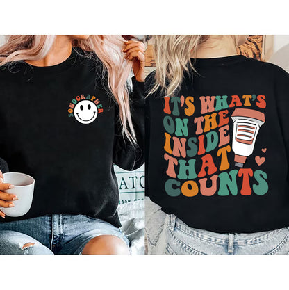 Sonographer Sweatshirt It's What's Inside That Counts, Sonographer Sweat, Sonography Crewneck, Sonographer Sweatshirt, Ultrasound Tech Shirt
