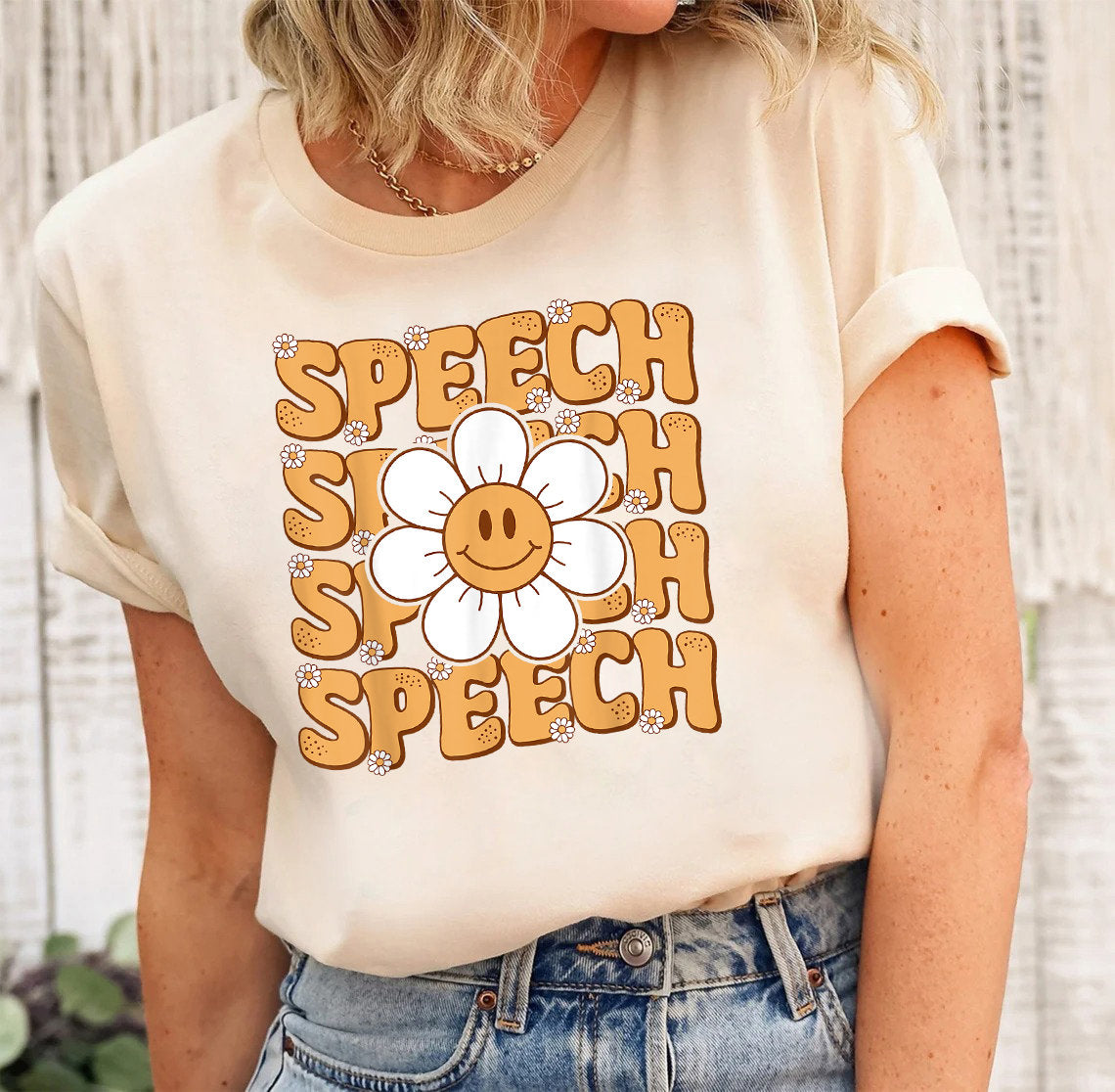 Speech Therapy Shirt, Speech Therapist Sweatshirt, Therapist Sweater, Slp Shirt, Speech Language Pathologist Shirt, Boho Mama shirt