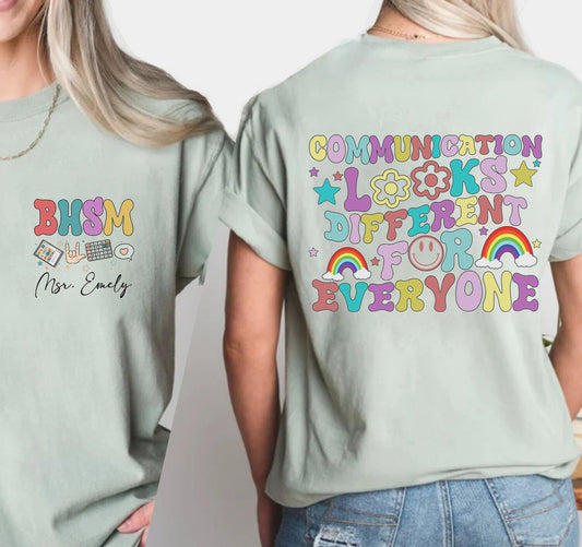 Speech Therapy T-shirt, Better Hearing And Speech Month, Speech Therapist Tee, SLP Shirt, BHSM Shirt, Aac Shirt, Speech Assistant SLPA Shirt