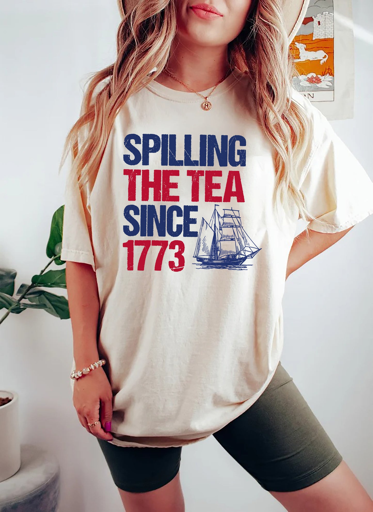 Spilling The Tea Since 1773 Shirt, 4th Of July T-Shirt, Patriotic Tshirt, Usa Shirts, Boston Tea Party Tees,Fourth Of July Tops,American Tee