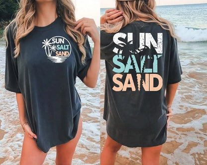 Sun Salt Sand Shirt, Beach Sun Salt Sand Shirt, Beach Shirt, Beach Summer Shirt, Summer Vibes Shirt, Beach Vibes Shirt, Spring Break 2023