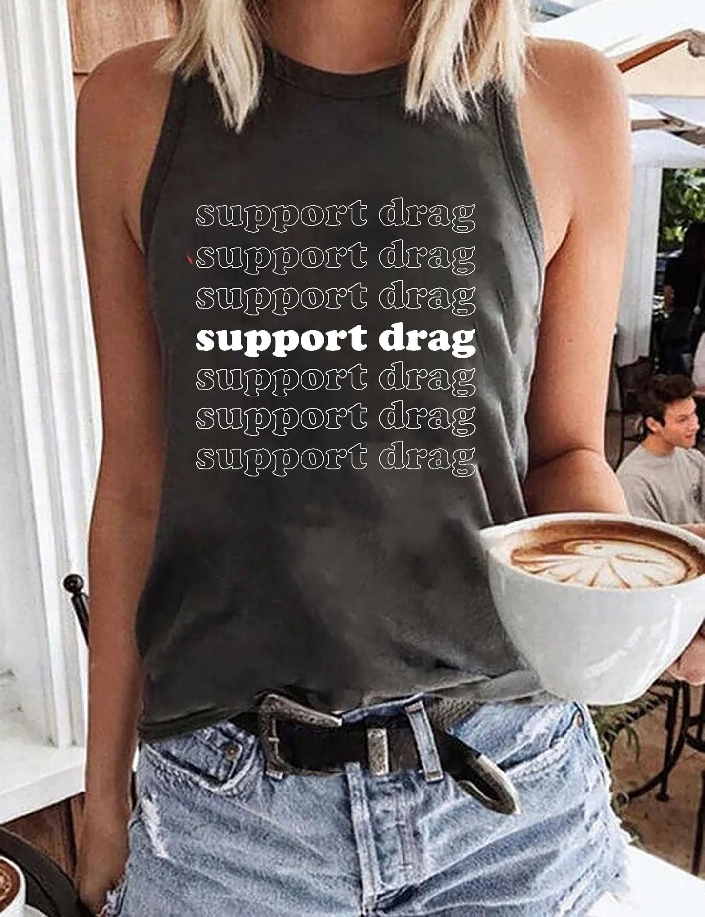 Support Drag Shirt, Pro Drag Queen Top, LGBTQ Rights TShirt, Drag Ban Protest Tee, Rainbow Drag Show TShirt, Gay Rights Gift, Social Justice