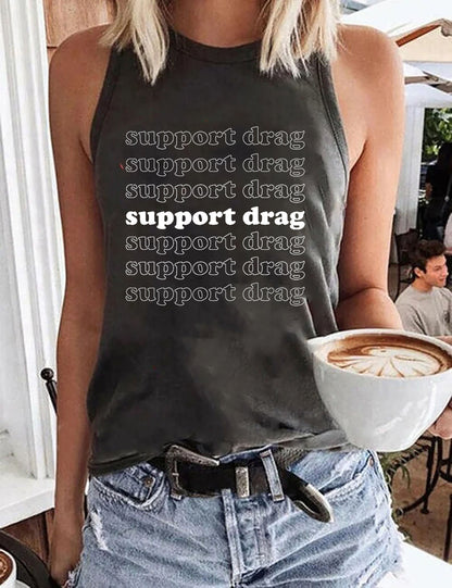 Support Drag Shirt, Pro Drag Queen Top, LGBTQ Rights TShirt, Drag Ban Protest Tee, Rainbow Drag Show TShirt, Gay Rights Gift, Social Justice
