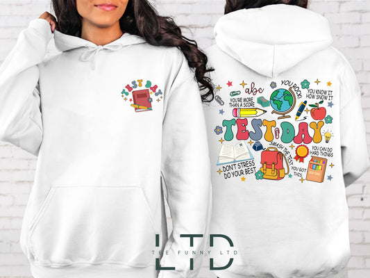 Teacher Test Day Hoodie, State Testing Shirt, Teacher School Testing Day Sweatshirt, You Are More Than Test Score, Testing Coordinator Shirt