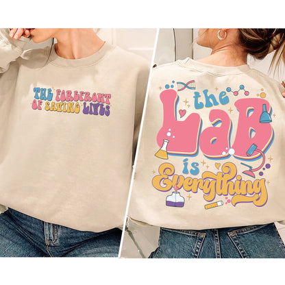 The Lab Is Everything Lab Week 2024 Shirt, Lab Tech Team Shirt, Medical Lab Science, Lab Scientist Med Tech Shirt, Laboratory Gifts