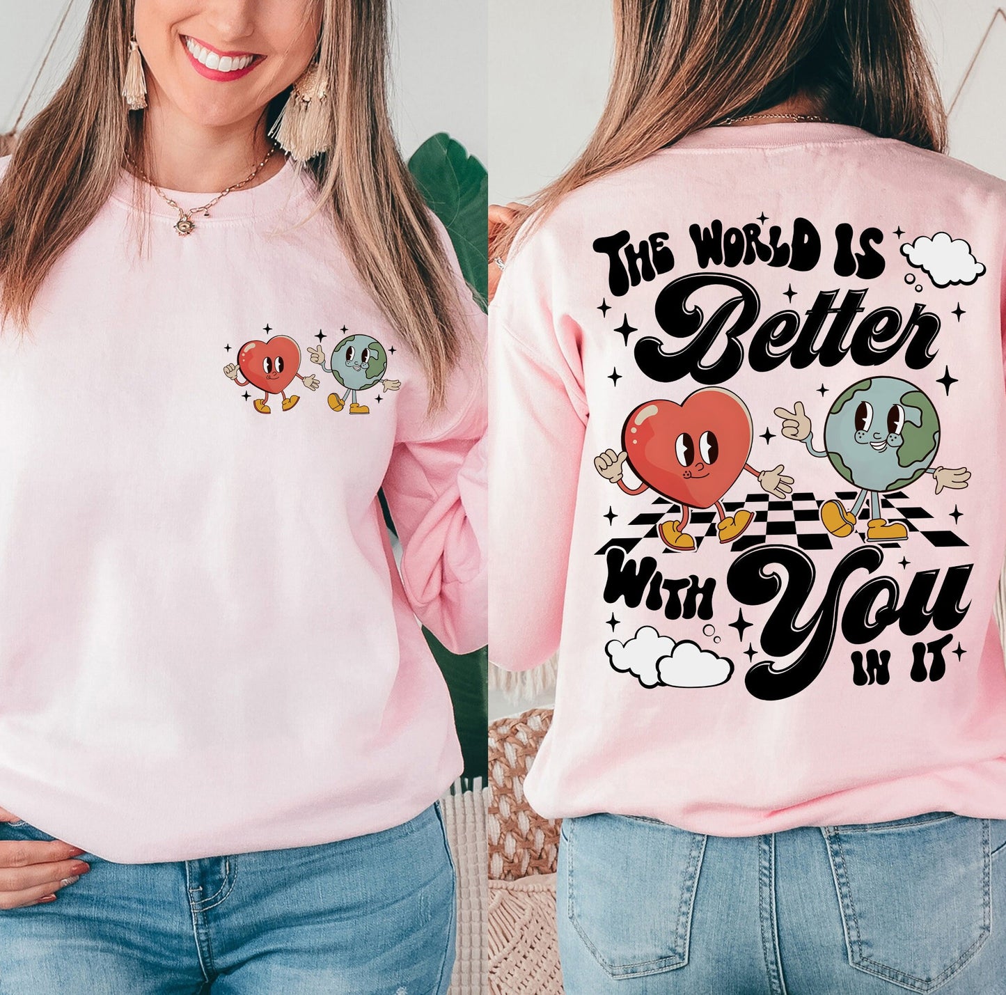 The World Is Better With You In It Shirt, Mental Health Shirt, Mental Health Tees, Mental Health Awareness Shirt, Mental Health Matters Gift