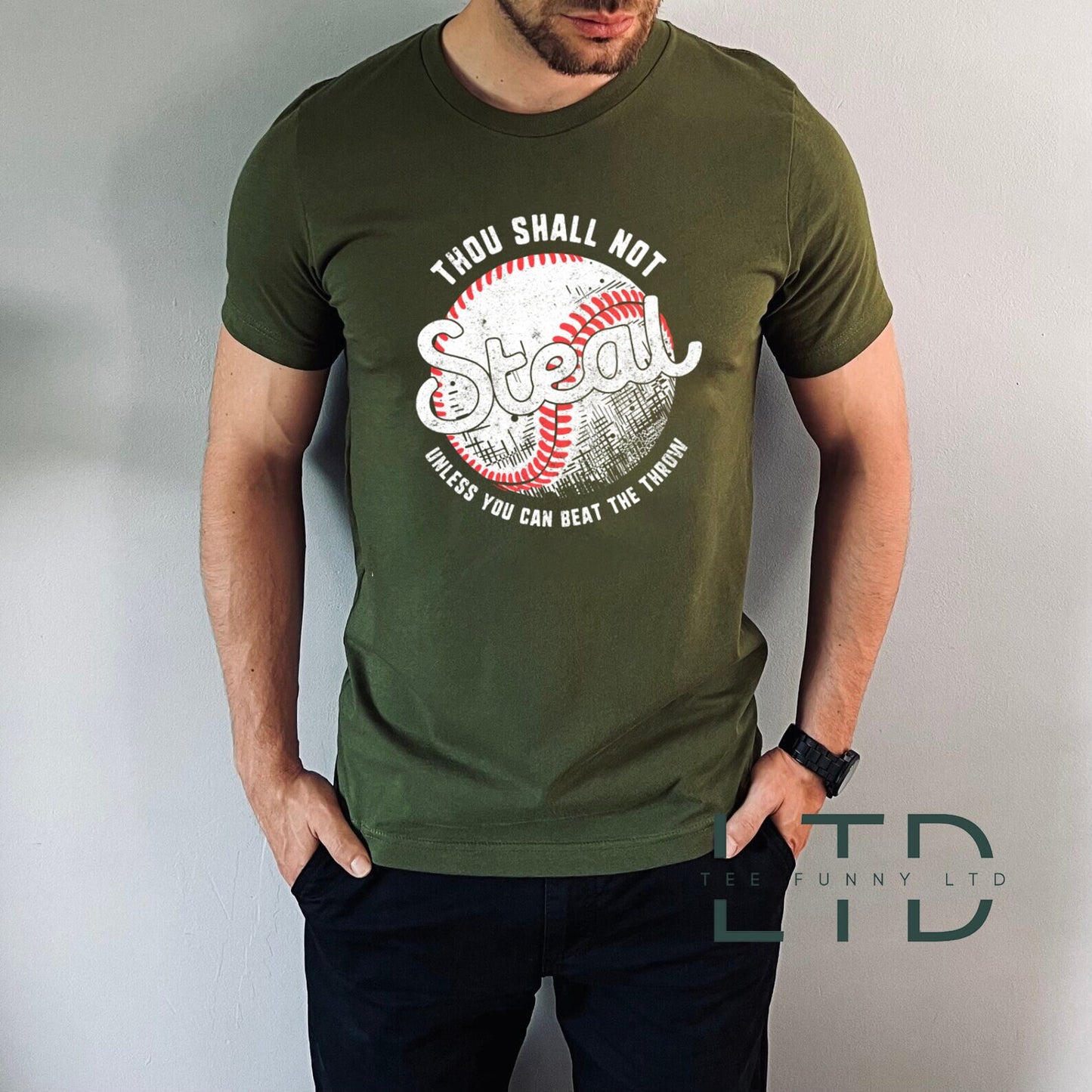 Thou Shall Not Steal Baseball Shirt, Baseball Mom, Baseball Coach, Baseball Dad Shirt, Baseball Catcher Shirt, Coaches Gift, Baseball Gifts