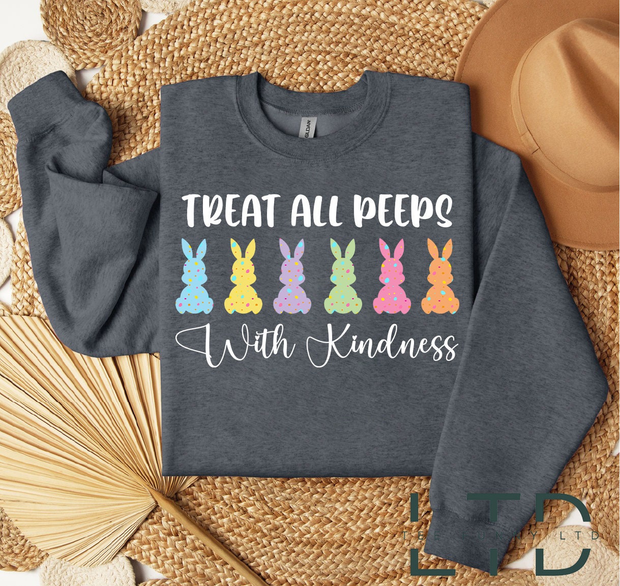 Treat all peeps with kindness shirt, Teacher Tee, Peeps Shirt, Teacher T-Shirt, Easter Shirt, Easter Teacher Shirt, Gift for Teacher