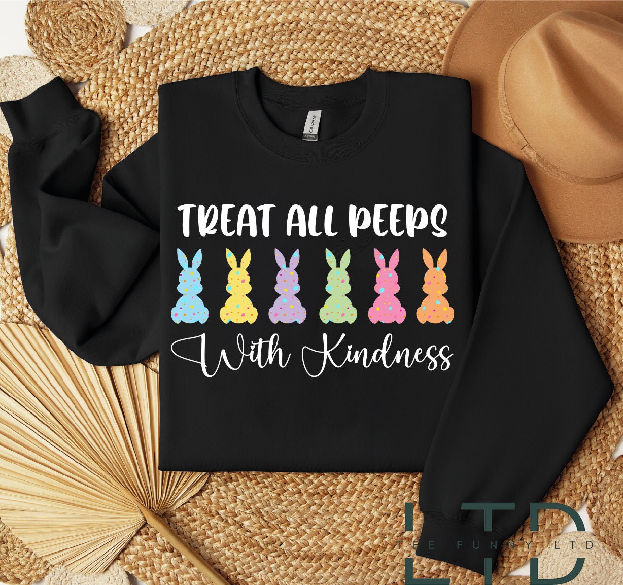 Treat all peeps with kindness shirt, Teacher Tee, Peeps Shirt, Teacher T-Shirt, Easter Shirt, Easter Teacher Shirt, Gift for Teacher