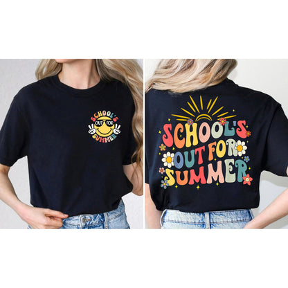Teacher Shirt, School's Out For Summer Shirt, Teacher Off Duty Shirt, Last Day of School, Teacher Summer Squad, Teacher Summer Break Shirt