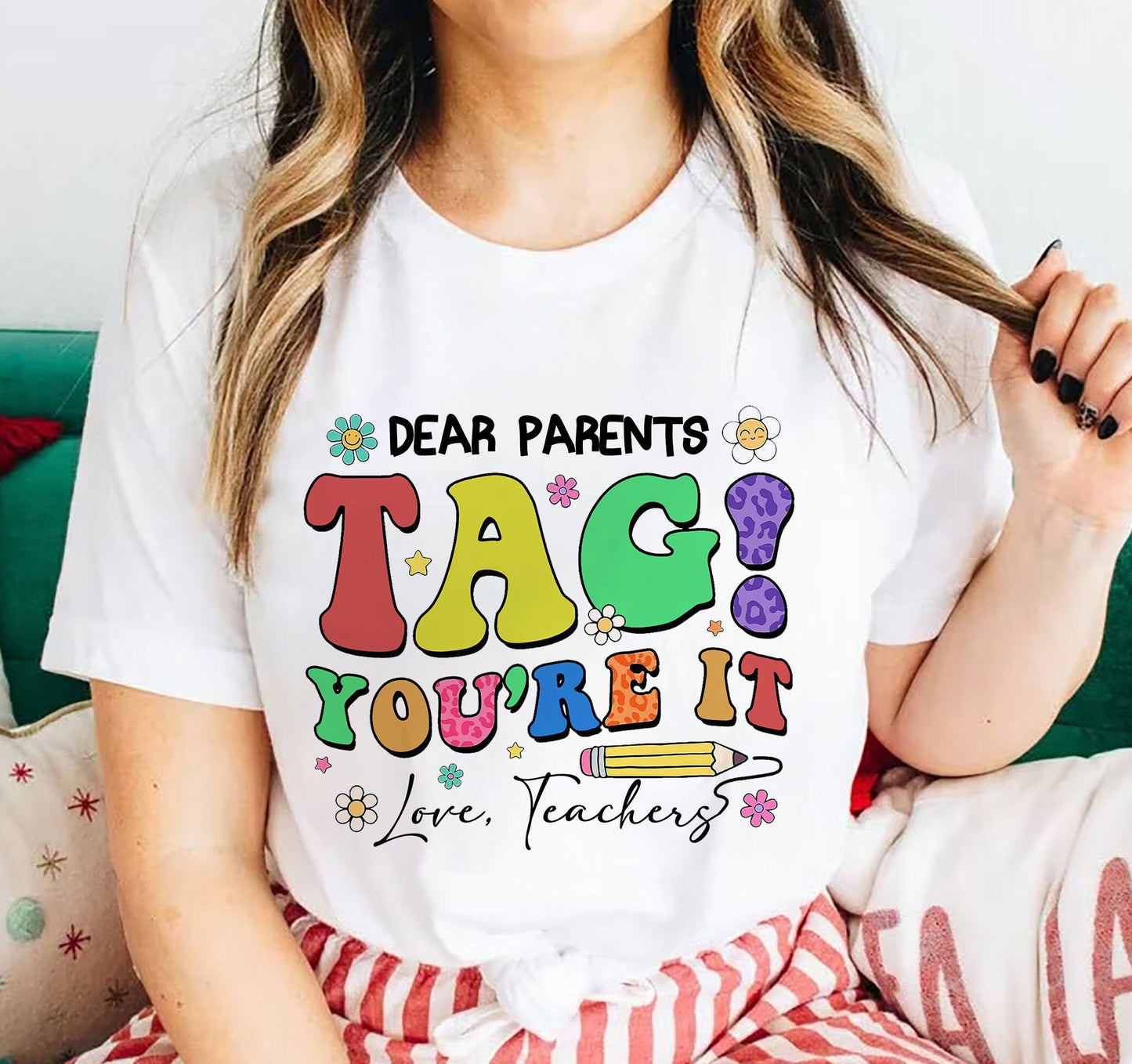 Teacher T-shirt, Last Day Of School Shirt, Dear Parents Tag You're It Tee, Love Teachers Shirt, Summer Break Shirt, Teacher Graduation Gift