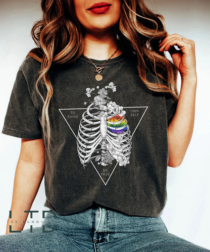 To Thine Own Self Be True Shirt, LGBT Shirt, RTR Sweater, Radiology Tech Love, Rad Tech X-Ray RTR Shirt