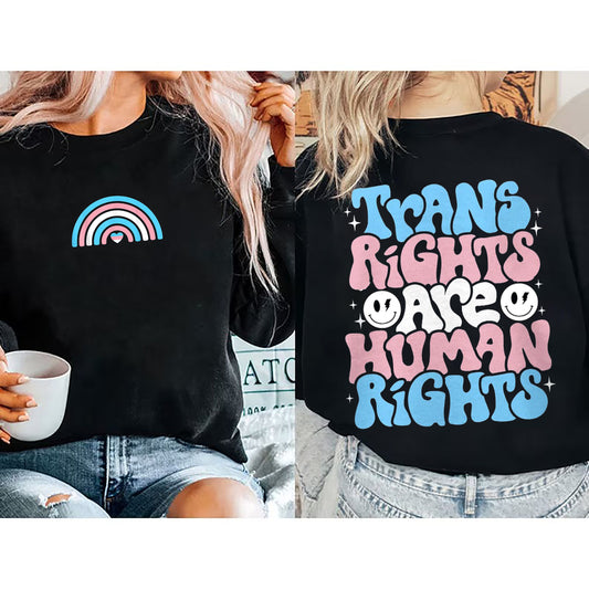 Trans Rights Are Human Rights Shirt, Trans Pride Shirt, Transgender Pride Shirt, LGBTQ Mom Shirt, LGBT Support Shirt, Equal Rights Shirt