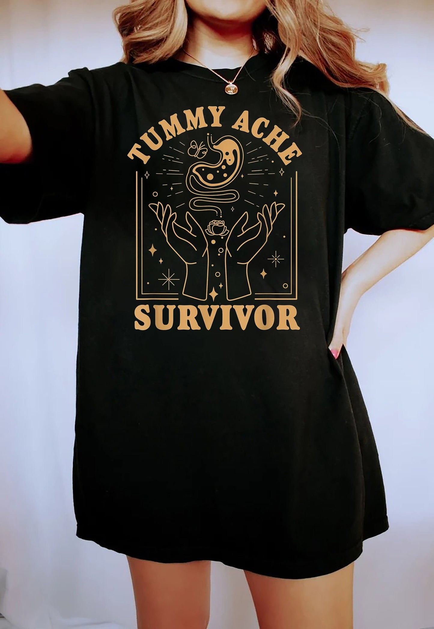 Tummy Ache Survivor Shirt, Funny Tummy Ache Survivor Shirt, Stomach Ache Survivor Shirt, Survivor Shirt, I'm A Survivor Shirt