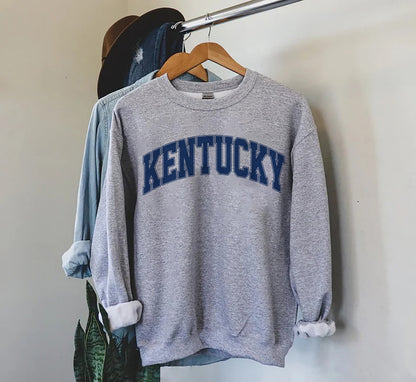 University Of Kentucky Sweatshirt, Kentucky Sweatshirt, Kentucky Basketball Destroyed Sweatshirt, Collegiate Wear, Travel Kentucky Sweater