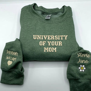 University of Your Mom Embroidered Sweatshirt, Hoodie