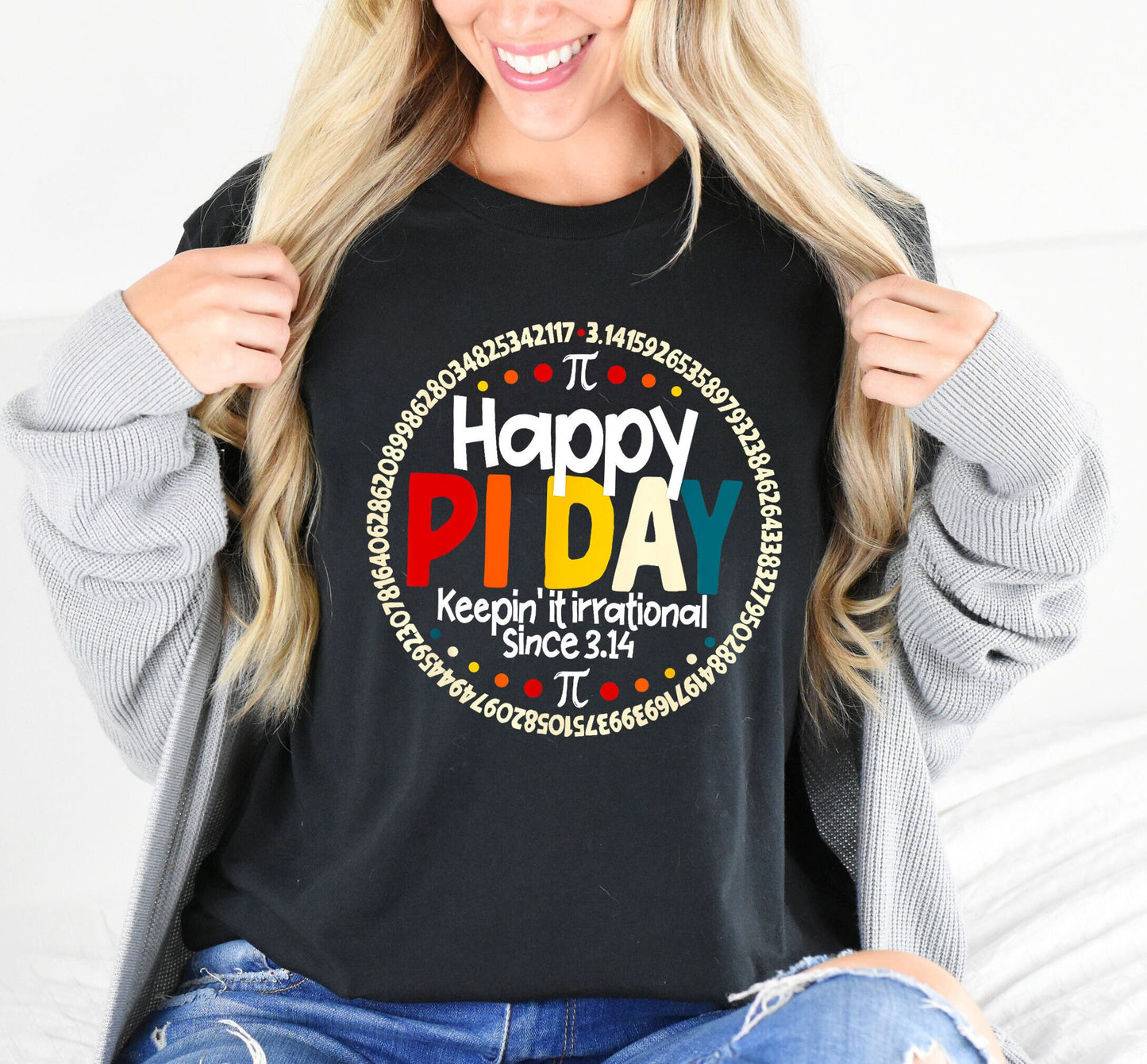 Vintage 3.14 Pi Digits Happy Pi Day Shirt, Happy Pi Day Shirt, Pi Shirt For Teacher, Math Lover Shirt, Be Irrational Shirt, Math Teacher Tee