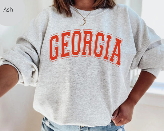 Vintage Georgia tshirt, Distressed Georgia tshirt, Georgia Gift, College Student gift, Georgia Comfort Colors Shirt