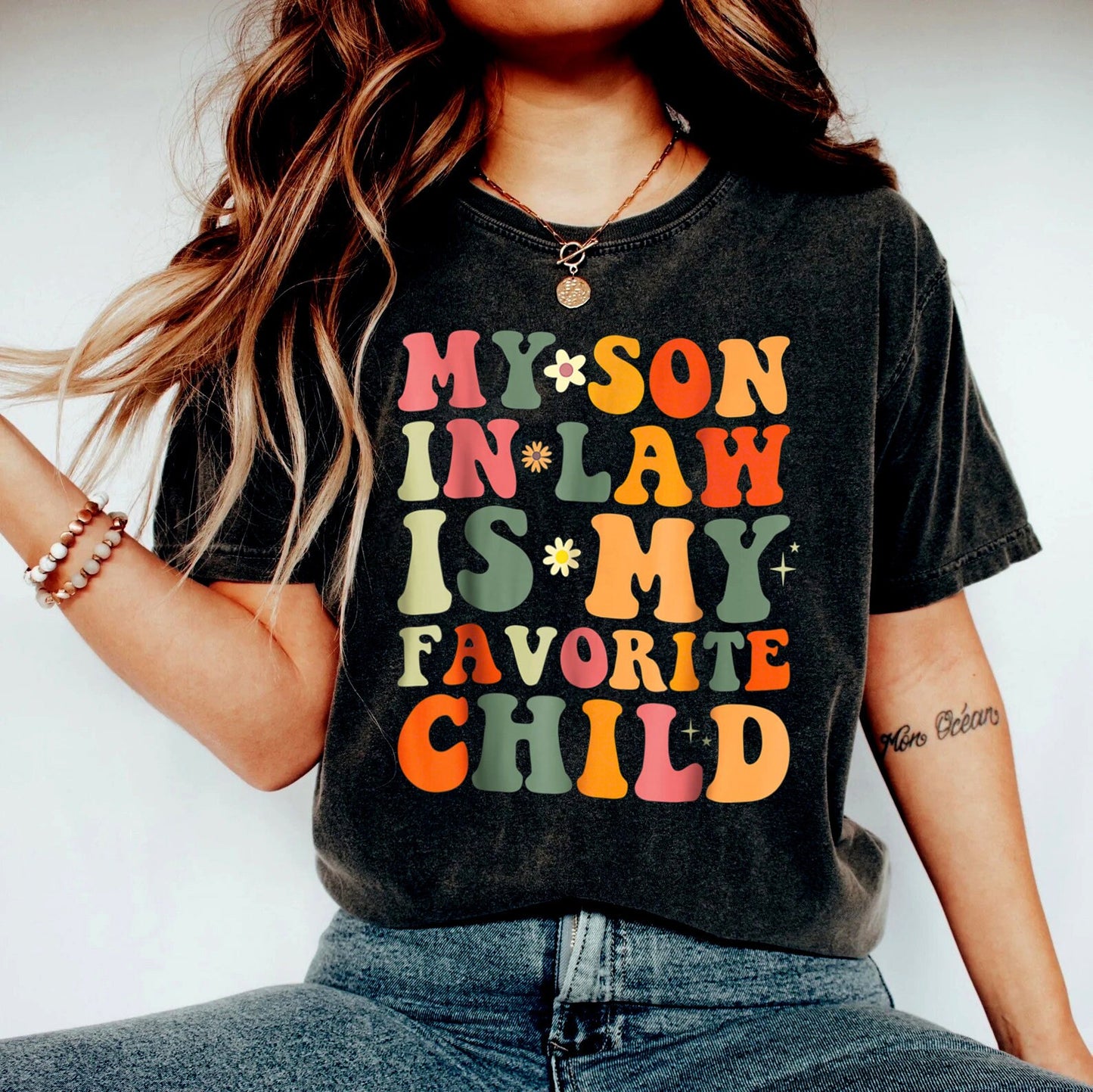 Vintage Mother In Law Gift, Mother In Law Shirt, Favorite Son in Law, Funny Mother in Law Shirt, Mother Father In Law Birthday shirt