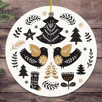 Vintage Scandinavian Christmas Ornament