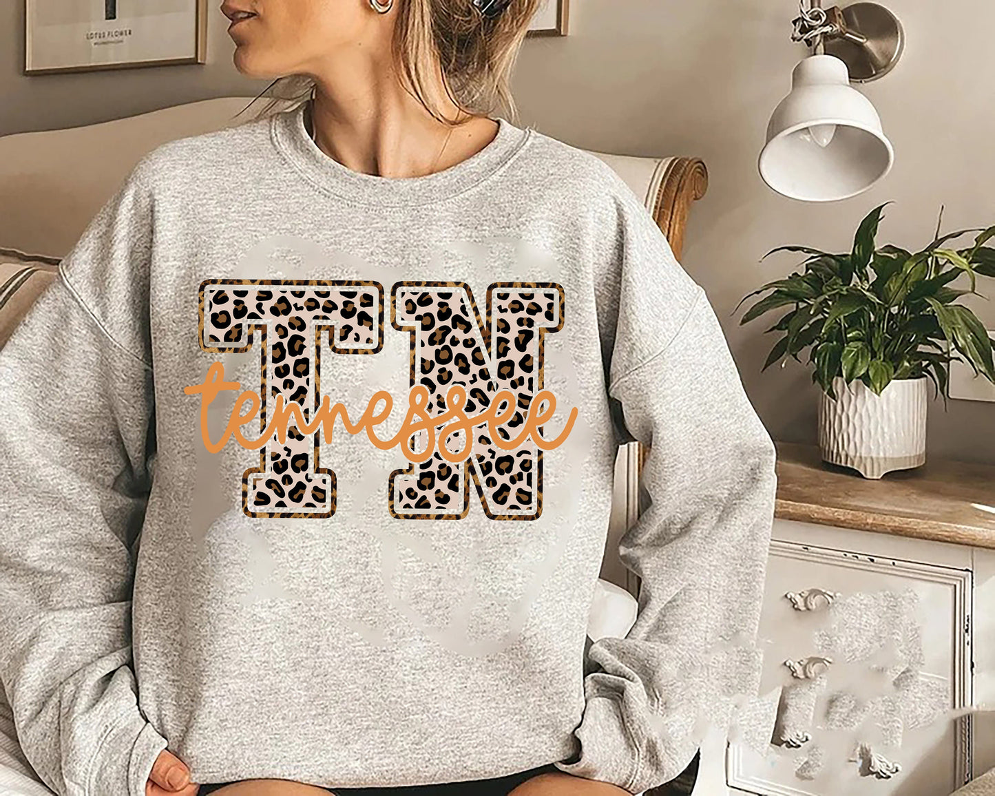 Vintage Tennessee Sweatshirt, Tennessee Fan Crewneck Sweatshirt, Distressed Tennessee Sweatshirt, Tennessee Gift, College Student gift