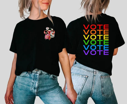 Vote Shirt, Banned Books Shirt, Reproductive Rights Tee, BLM Shirts, Political Activism Shirt, Pro Roe V Wade, Election Tshirts, LGBTQ gift